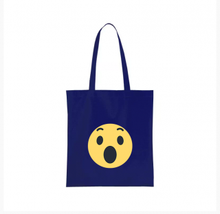 Nákupní taška facebook smajlík super Barva: Modrá