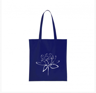 Nákupní taška lotosový květ Barva: Modrá