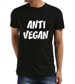 Pánské tričko ANTI VEGAN Velikost: XXL