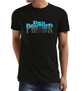 Pánské tričko pro tatínka - Black Dad Panther Velikost: 3XL