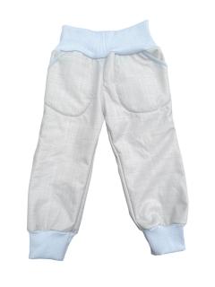 Softshellové kalhoty s beránkem šedé Velikost capáčků: 3-4 roky