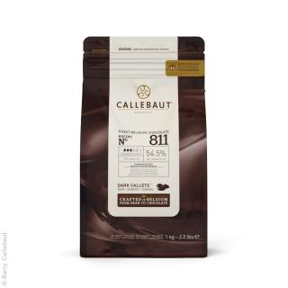 BELGICKÁ TMAVÁ ČOKOLÁDA 1kg 54,5% kakaa Callebaut - Callebaut, Belgie