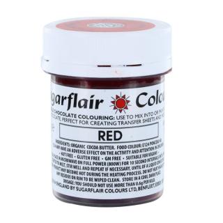 Červená barva na čokoládu Sugarflair - Sugarflair Colours, Anglie
