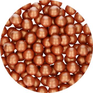 Čokoládové bronzové velké perle