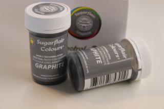 Grafitová gelová barva Sugarflair - Sugarflair Colours, Anglie