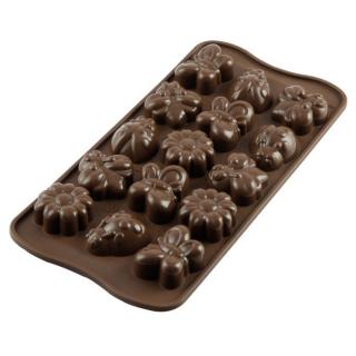 Jarní silikonová formička na čokoládu SCG24 - Silikomart