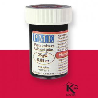 Maroon Red gelová barva PME PC1060 - Knightsbridge PME LTD, Anglie