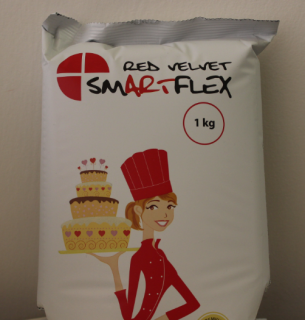 Smartflex Red Velvet Vanilka 1 kg cukrářská hmota - 4-MIX Ltd., Maďarsko