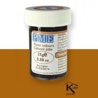 Teddy Bear Brown hnědá gelová barva PME PC1057 - Knightsbridge PME LTD, Anglie