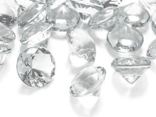 Velké diamanty plastová dekorace ADC30-099 - Partydeco