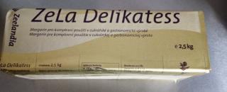 ZELA DELIKATESS margarín 2,5 kg - Zeelandia spol. s r.o. , ČR