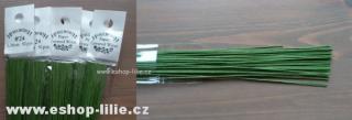 Zelené floristické drátky č.24- 50kusů Hamilworth - Hamilworth