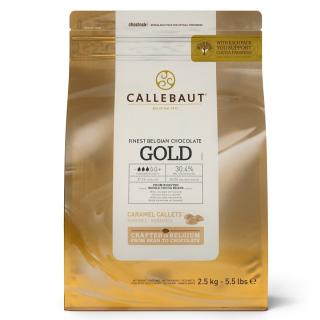 Zlatá belgická čokoláda 30,4 % Callebaut 2,5kg