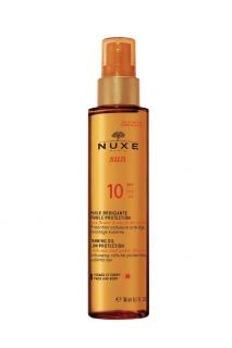 Nuxe Sun - Bronzující olej s ochranou SPF 10 150 ml