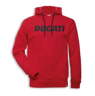 Mikina Ducati Logo červená Velikost: 3XL