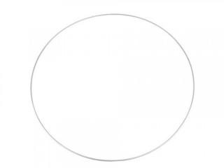 Kovový kruh 60 cm - stříbrný