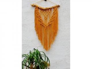 Macramé mustard light L