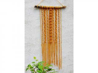 Macramé MUSTARD STRAIGHT L