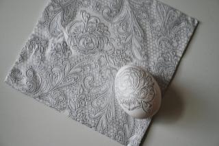 Ubrousky k dekoraci (decoupage) 33x33 cm - 6 druhů Barva: šedý