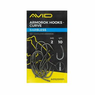 Armorok Hooks - Curve barbless Velikost: 2