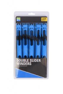 Double Slider winder 22 cm blue