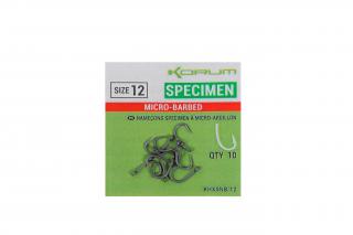 Xpert Specimen Hooks - Barbed Velikost: 10