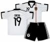 CACAU bílý fotbalový dres a černé fotbalové trenýrky - komplet akce!
