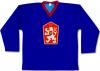ČSSR retro modrý hokejový dres bez pruhů výprodej!