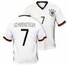 Fotbalový dres Německo Schweinsteiger bílý 2017