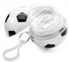 Fotbalový míč - přívěšek s překvapením - barva bílá / černá