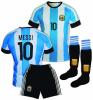 MESSI fotbalový A3 komplet - dres trenýrky štulpny 2017 Argentina