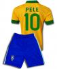 PELE BRAZIL fotbalový komplet - dres a trenýrky