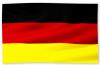 Vlajka Německo Germany velká