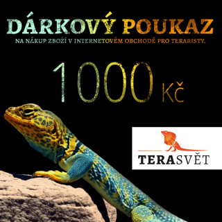 Dárkový poukaz TeraSvět.cz 1000 Kč