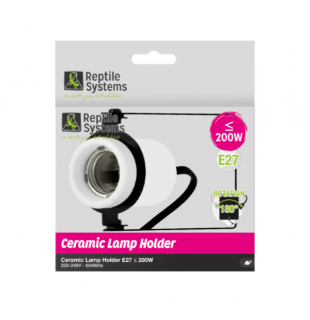 Reptile Systems Ceramic Lamp Holder - otočný