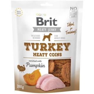 Brit Dog Jerky Turkey Meaty Coins 200g