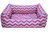 Luxusní pelíšek pro psa Candy ZigZag VELIKOST: XS 67x55x21 cm