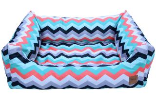 Luxusní pelíšek pro psa Indian ZigZag VELIKOST: XS 67x55x21 cm