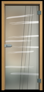 Celoskleněné dveře do pouzdra - M176S Průchozí šířka (cm): 60, Průchozí výška (cm): 197