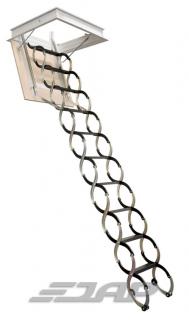 JAP půdní stahovací schody LUSSO Velikost stropního otvoru:: 100 x 50 cm