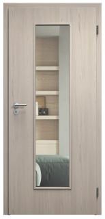 SAPELI ELEGANT KOMFORT M55 - CPL LAMINÁT - OTOČNÉ DVEŘE VČ. ZÁRUBNĚ - Borovice bílá struktur Průchozí šířka (cm): 100, Průchozí výška (cm): 197