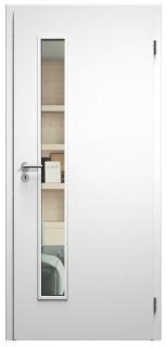 SAPELI ELEGANT KOMFORT M60 - CPL LAMINÁT - OTOČNÉ DVEŘE VČ. ZÁRUBNĚ - Bílá perla Průchozí šířka (cm): 110, Průchozí výška (cm): 210