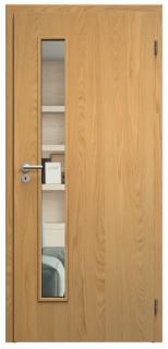 SAPELI ELEGANT KOMFORT M60 - DÝHA - OTOČNÉ DVEŘE VČ. ZÁRUBNĚ - Dub natur Průchozí šířka (cm): 100, Průchozí výška (cm): 197