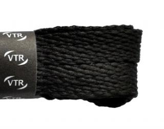 VTR tkaničky ploché polyester Barva: černá, velikosti: 90