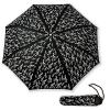 Deštník HOUSLOVÝ KLÍČ černý, skládací