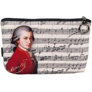 Kosmetická taštička Mozart na zip 19 x 13 cm
