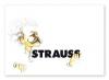 Pohlednice karikatura Strauss