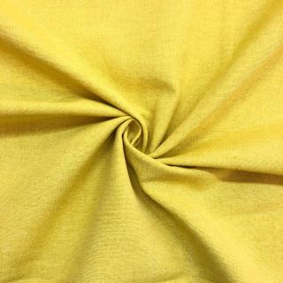 Bavlna režná barevné melé Barva: žlutá