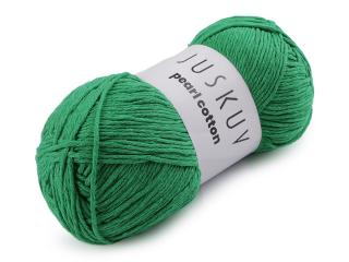Bavlněná pletací příze Pearl Cotton 100 g Balení: 1 ks, Varianta: 14 (35) zelená pastelová