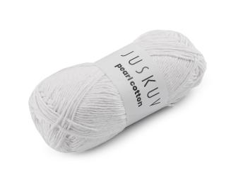 Bavlněná pletací příze Pearl Cotton 100 g Balení: 1 ks, Varianta: 9 (43) bílá